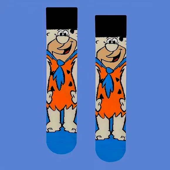 Chaussettes Vintage Flintstones Dino – Hannah Barbera – Taille 31-34 Enfant